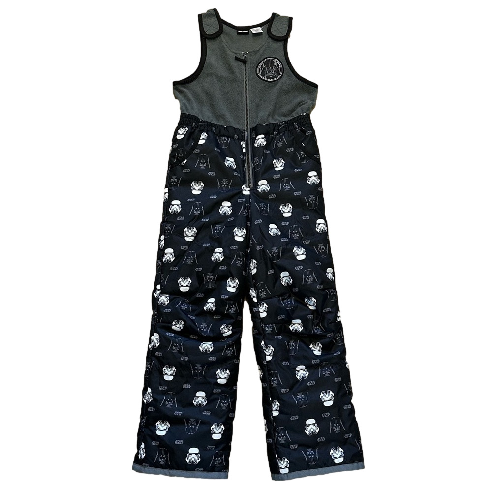 Star Wars Snow Ski Bibs Pants Darth Vader Stormtroopers Small Ages 7-10